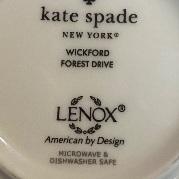 Kate Spade ‘Wickford Forest Drive” tidbit plates. Set of 3 - Picture 11 of 13